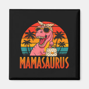 Mamasaurus lustiger T-Rex Dinosaur Muttertag Magnet