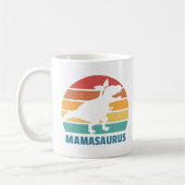 Mamasaurus Mama Dinosaur Funny Mothers Day Kaffeetasse (Links)