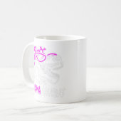 Mamasaurus Mama Dinosaur T-Rex Niedlich Mütter Day Kaffeetasse (Vorderseite Links)