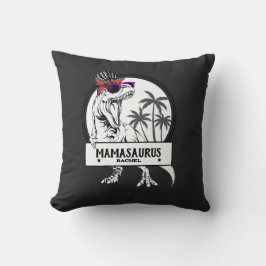 Mamasaurus Mama T rex Dino Funny Individuelle Name Kissen