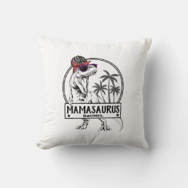 Mamasaurus Mama T rex Dino Funny Individuelle Name Kissen