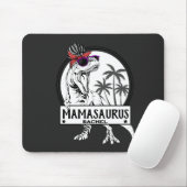 Mamasaurus Mama T rex Dino Funny Individuelle Name Mousepad (Mit Mouse)