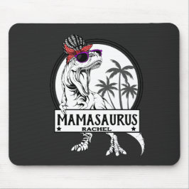 Mamasaurus Mama T rex Dino Funny Individuelle Name Mousepad