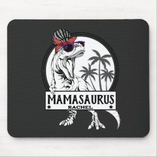 Mamasaurus Mama T rex Dino Funny Individuelle Name Mousepad