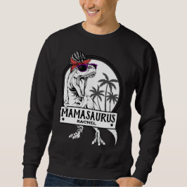 Mamasaurus Mama T rex Dino Funny Individuelle Name Sweatshirt