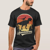 Mamasaurus Mama Trex Dinosaur Funny Graphic Retro T-Shirt (Vorderseite)