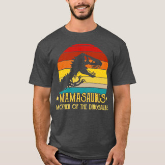Mamasaurus Mutter der Dinosaurier T rex Retro Vin T-Shirt