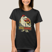 Mamasaurus Rex Dinosaur Mama Saurus Familie Matchi T-Shirt (Vorderseite)