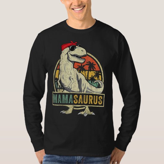 Mamasaurus Rex Dinosaur Mama Saurus Familie Matchi T-Shirt (Vorderseite)
