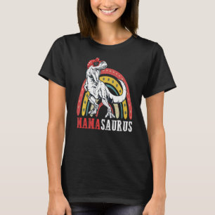 Mamasaurus Rex Dinosaur Rainbow Mama Saurus Mothe T-Shirt