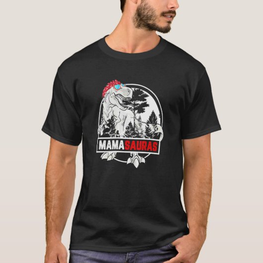 Mamasaurus Rex Mama Saurus Dinosaur Mutter T-Shirt (Vorderseite)