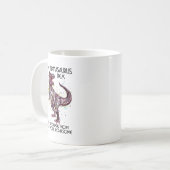Mamasaurus Rex wie eine normale Mama Kaffeetasse (Vorderseite Links)