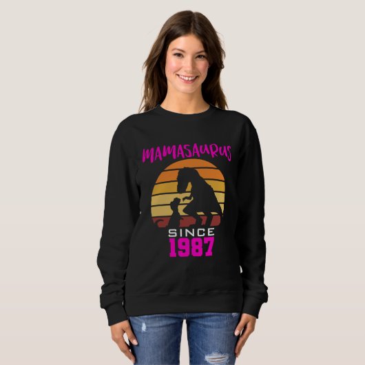 Mamasaurus since 1987 sweatshirt (Vorne ganz)
