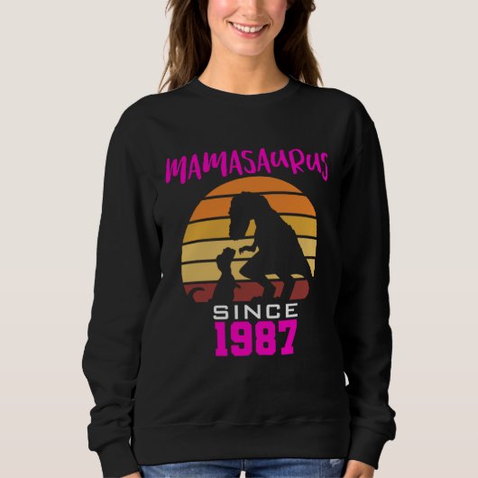 Mamasaurus since 1987 sweatshirt (Vorderseite)