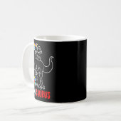 Mamasaurus T Rex Dinosaur Autismus-Bewusstsein Mam Kaffeetasse (Vorderseite Links)