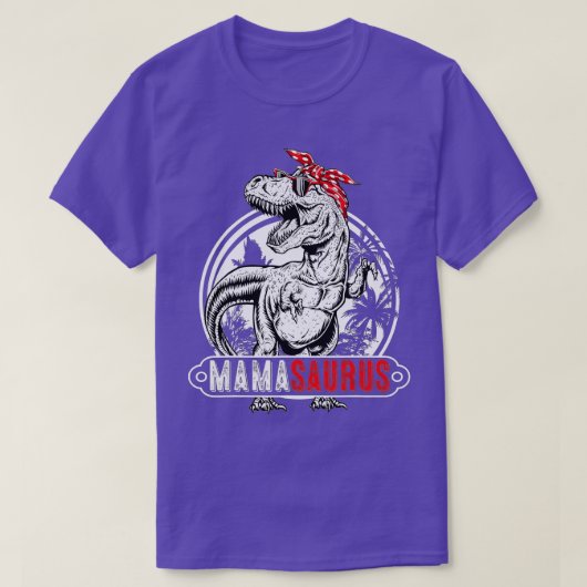 Mamasaurus T rex Dinosaur Funny Mama Saurus Mutter T-Shirt (Design vorne)