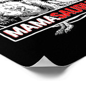 Mamasaurus T Rex Dinosaur Funny Mama Saurus Poster (Ecke)