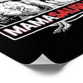 Mamasaurus T rex Dinosaur Funny Mama Saurus Poster (Ecke)