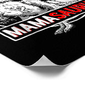 Mamasaurus T Rex Dinosaur Funny Mother Day for Poster (Ecke)