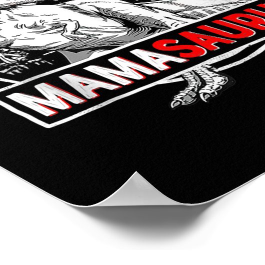 Mamasaurus T Rex Dinosaur Funny Mother Day for Poster (Ecke)