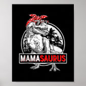 Mamasaurus T Rex Dinosaur Funny Mother Day for Poster (Vorne)