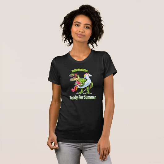 Mamasaurus T rex Dinosaur Funny T-Shirt (Vorne ganz)