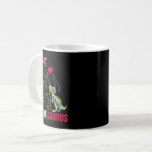 Mamasaurus T rex Dinosaur Kleidungsgeschenke. Funn Kaffeetasse (Vorderseite Links)