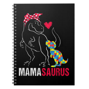 Mamasaurus T rex Dinosaur Kleidungsgeschenke. Funn Notizblock