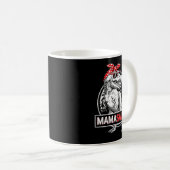 Mamasaurus T Rex Dinosaur Lustig Mama Saurus Kaffeetasse (VorderseiteRechts)