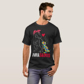 Mamasaurus T Rex Dinosaur Mama Saurus Autism Aware T-Shirt (Vorne ganz)