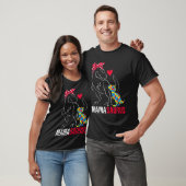 Mamasaurus T Rex Dinosaur Mama Saurus Autism Aware T-Shirt (Unisex)
