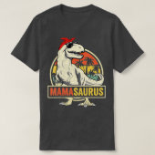 Mamasaurus T Rex Dinosaur Mama Saurus Family Match T-Shirt (Design vorne)