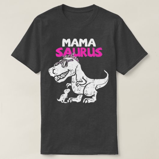 Mamasaurus T Rex Dinosaur Mama Saurus Family Mothe T-Shirt (Design vorne)