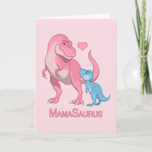 MamaSaurus T-Rex und Baby Boy Dinosaurier Ankündigung