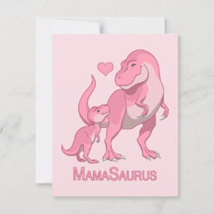 MamaSaurus T-Rex und Baby-Dinosaurier Ankündigung