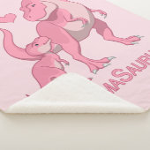 MamaSaurus T-Rex und Baby-Dinosaurier Sherpadecke (3/4)