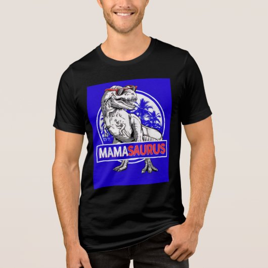 Mamasaurus  Tri-Blend shirt (Vorderseite)