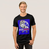 Mamasaurus  Tri-Blend shirt (Vorderseite voll)