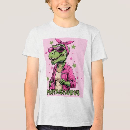 Mamasaurus Tri-Blend Shirt (Vorderseite)