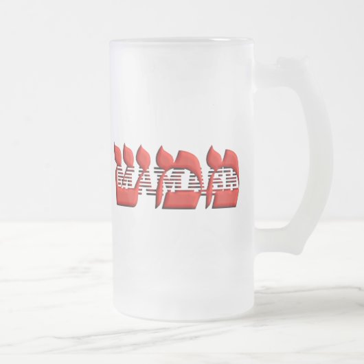 Mamash Mattglas Bierglas (Rechts)