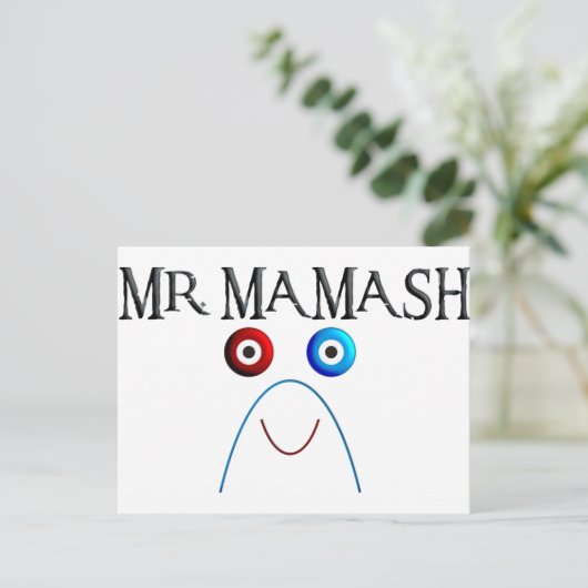 Mamash Postkarte (Stehend Vorderseite)