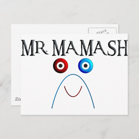 Mamash Postkarte (Vorne/Hinten)