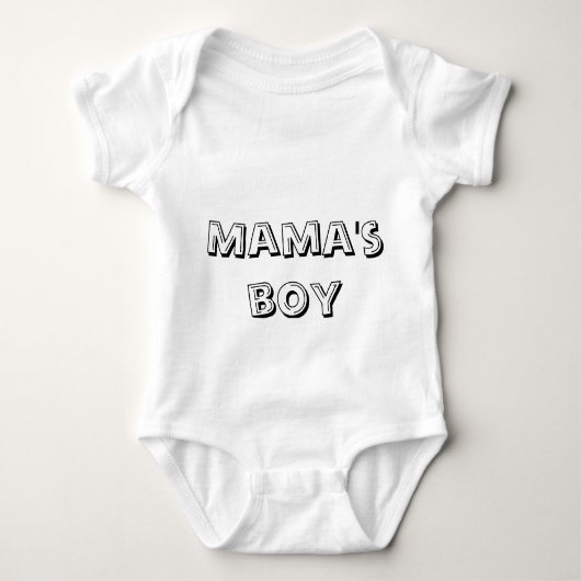 Mamasöhnchen Baby Strampler (Vorderseite)