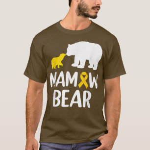 Mamaw Bär Children Cancer Awareness Support Squa T-Shirt