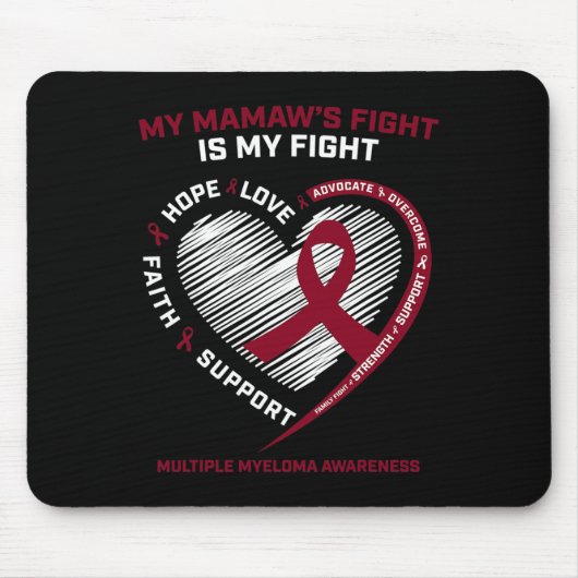Mamaw bekämpft das multiple Myelom Mousepad (Vorne)