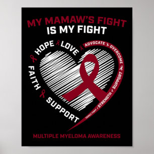 Mamaw bekämpft das multiple Myelom Poster