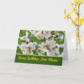Mamaw Birthday Fügen Sie Ihren Text mit Catalpa Bl Karte (Gelbe Blume)