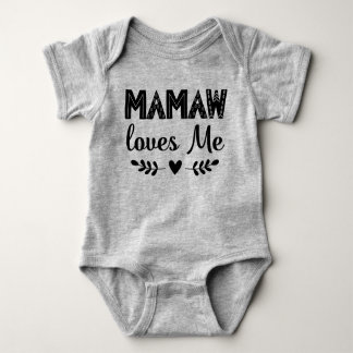 Mamaw Lieben Me Grandkind Babygeschenk Baby Strampler