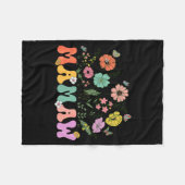 Mamaw Muttertag für Oma Wildblumen-Blumen Fleecedecke (Vorderseite (Horizontal))