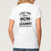 MAMAW Muttertag Geschenke T - Shirt (Rückseite)